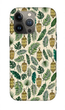 Load image into Gallery viewer, Tropical Lanterns and Leaves Pattern - Phone Case