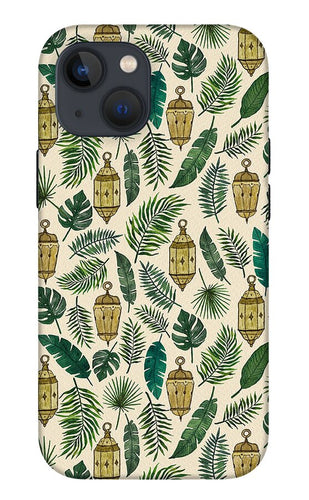 Tropical Lanterns and Leaves Pattern - Phone Case