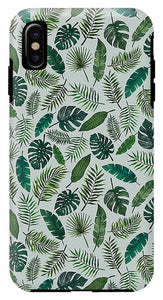 Tropical Leaves Pattern - Phone Case