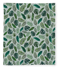 Load image into Gallery viewer, Tropical Leaves Pattern - Blanket