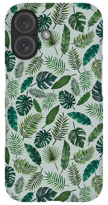 Tropical Leaves Pattern - Phone Case