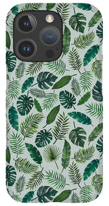 Tropical Leaves Pattern - Phone Case