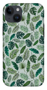 Tropical Leaves Pattern - Phone Case