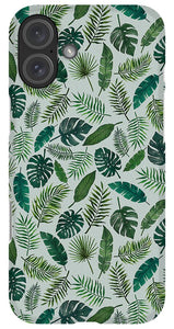 Tropical Leaves Pattern - Phone Case