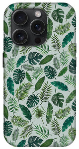 Tropical Leaves Pattern - Phone Case
