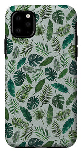 Tropical Leaves Pattern - Phone Case