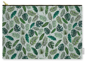 Tropical Leaves Pattern - Zip Pouch