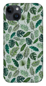 Tropical Leaves Pattern - Phone Case