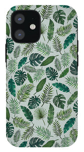 Tropical Leaves Pattern - Phone Case
