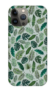 Tropical Leaves Pattern - Phone Case