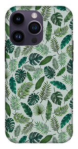 Tropical Leaves Pattern - Phone Case