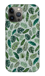 Tropical Leaves Pattern - Phone Case