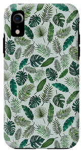 Tropical Leaves Pattern - Phone Case