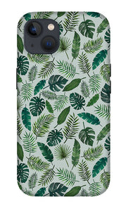 Tropical Leaves Pattern - Phone Case