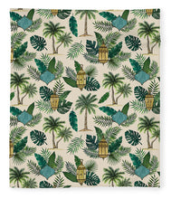 Load image into Gallery viewer, Palms and Lanterns Pattern - Blanket