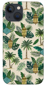 Palms and Lanterns Pattern - Phone Case