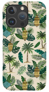Palms and Lanterns Pattern - Phone Case