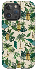 Palms and Lanterns Pattern - Phone Case
