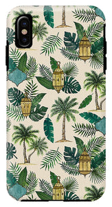 Palms and Lanterns Pattern - Phone Case