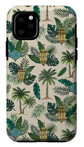 Palms and Lanterns Pattern - Phone Case
