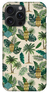 Palms and Lanterns Pattern - Phone Case