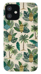 Palms and Lanterns Pattern - Phone Case
