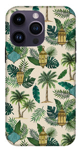 Palms and Lanterns Pattern - Phone Case