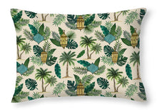 Load image into Gallery viewer, Palms and Lanterns Pattern - Throw Pillow