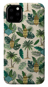Palms and Lanterns Pattern - Phone Case