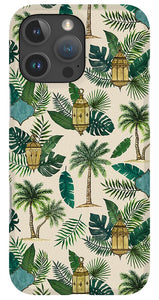 Palms and Lanterns Pattern - Phone Case