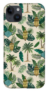 Palms and Lanterns Pattern - Phone Case