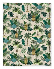 Load image into Gallery viewer, Palms and Lanterns Pattern - Blanket