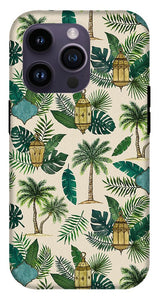 Palms and Lanterns Pattern - Phone Case