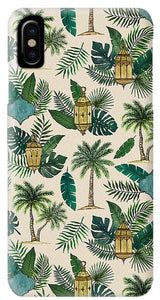 Palms and Lanterns Pattern - Phone Case
