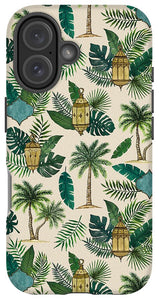 Palms and Lanterns Pattern - Phone Case