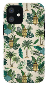 Palms and Lanterns Pattern - Phone Case