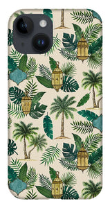 Palms and Lanterns Pattern - Phone Case