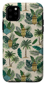 Palms and Lanterns Pattern - Phone Case