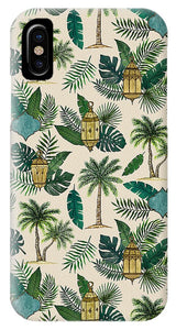 Palms and Lanterns Pattern - Phone Case