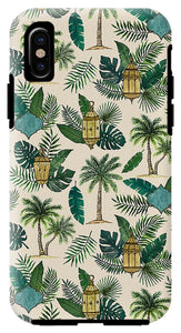 Palms and Lanterns Pattern - Phone Case