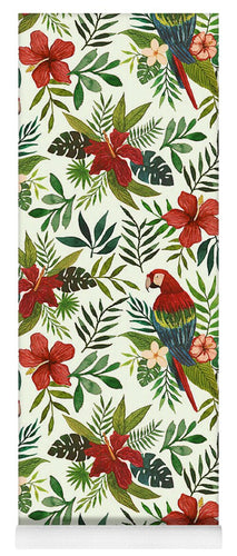 Tropical Parrot Pattern - Yoga Mat