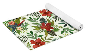 Tropical Parrot Pattern - Yoga Mat
