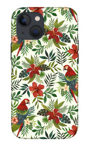 Tropical Parrot Pattern - Phone Case