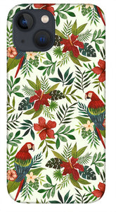 Tropical Parrot Pattern - Phone Case
