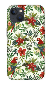 Tropical Parrot Pattern - Phone Case