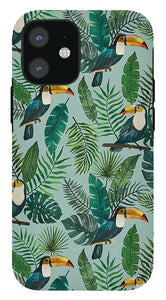 Tropical Toucan Pattern - Phone Case
