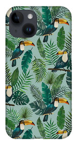 Tropical Toucan Pattern - Phone Case