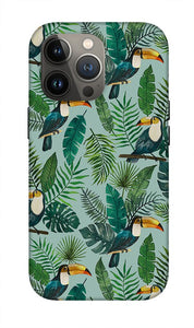 Tropical Toucan Pattern - Phone Case