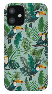Tropical Toucan Pattern - Phone Case