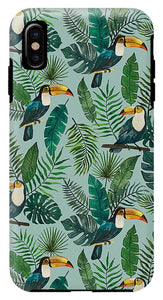 Tropical Toucan Pattern - Phone Case